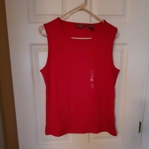 NWOT Red Liz Claiborne Shirt Size Large